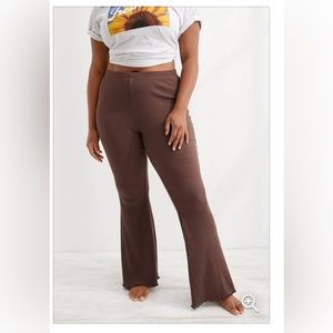 Aerie Kick It Ribbed Flare Pants